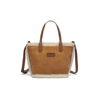 RED DRAGONFLY Fabric Shoulder Bag, Crossbody Bag, Handbag Women's Mocha