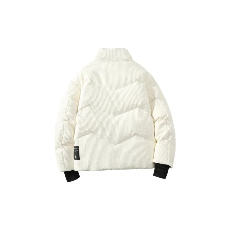 Yalu Preferred Stand Collar Long Sleeved Down Jacket Men's-2