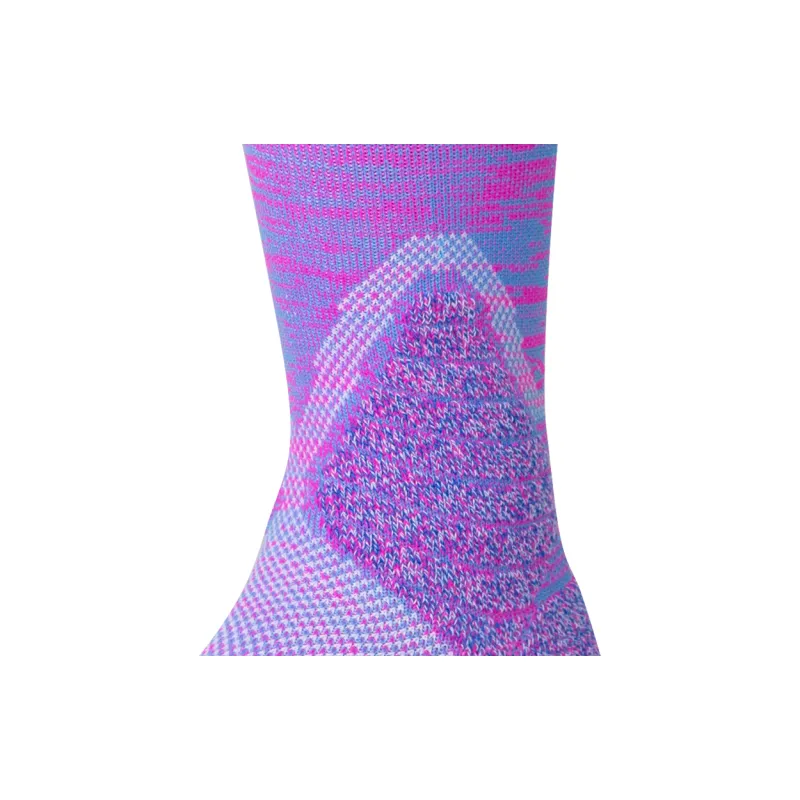 Stance Mid Calf Socks Men's 1 Pack White Purple-3