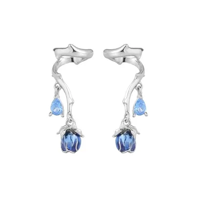 GLOIRE Alloy Clip On Earrings Women's Unique Design Cool And Serene Snake Gentle Elegance Fashionable Commute Versatile