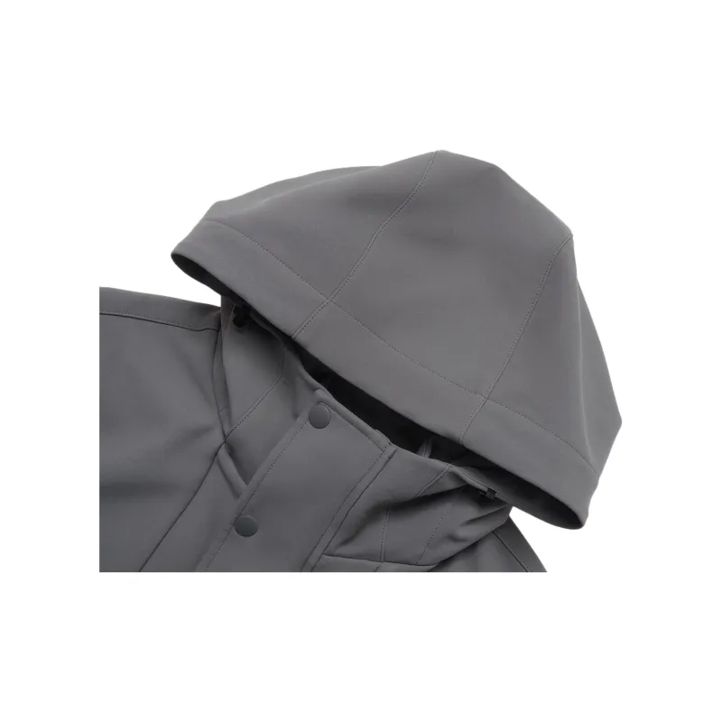 LiNing Ruffle Fitness Collection Trench Coat Men's Smoky Ink Gray-2