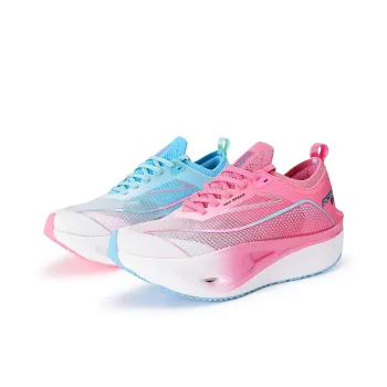 PCSC Cushioning Anti Slip And Wear Resistant Breathable Support Low Top Running Shoes Men's Pink Blue Mismatched
