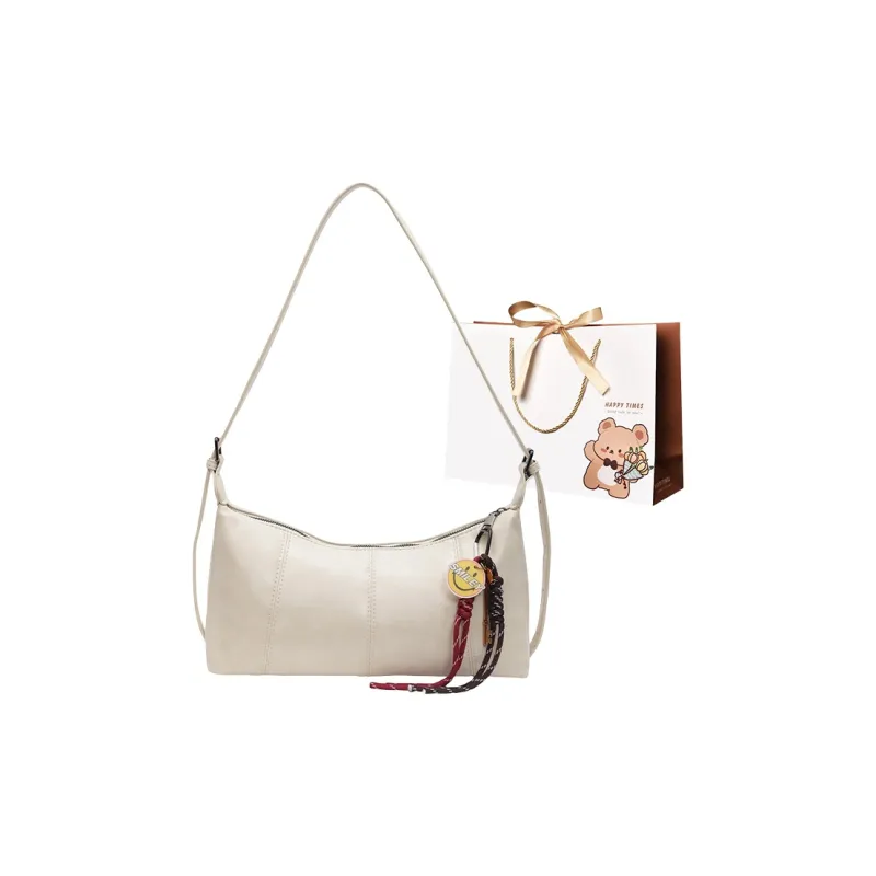ERANGBEAR PU Shoulder Bag, Crossbody Bag Women's Black/White/Coffee/Brown-3