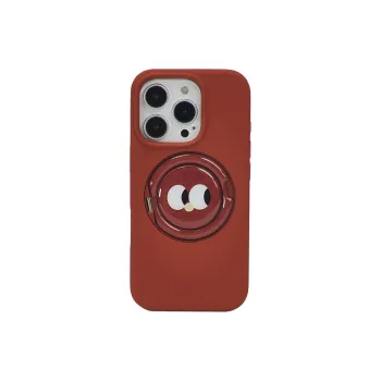 TXBX Silicone Material Cartoon Stand Liquid Phone Case Compatibility With Apple 16/15/14/13 Collection
