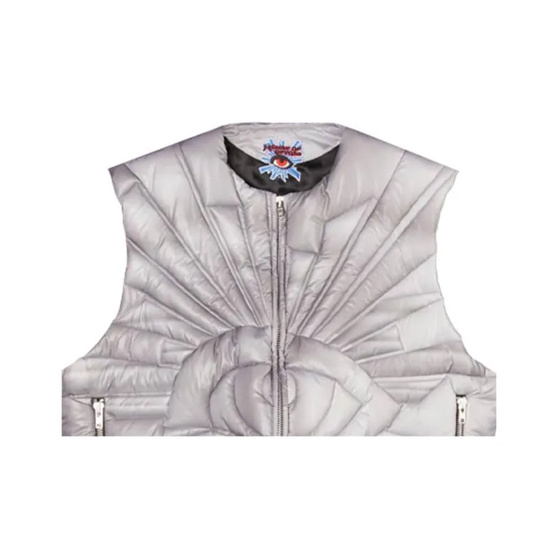 GUCCI x House Of Errors FW22 Vest Men's Silver Gray-4