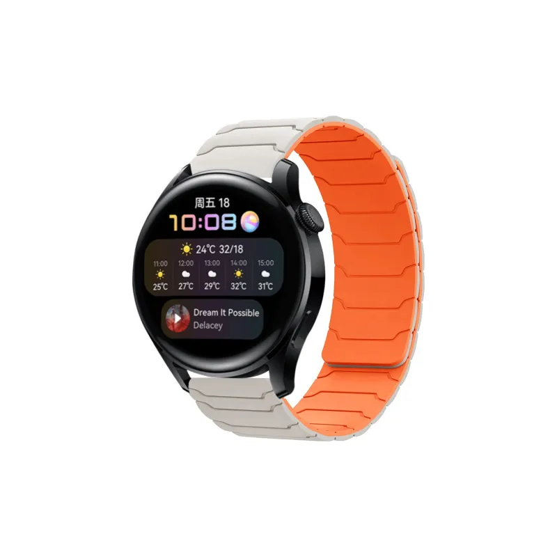 MSSM Huawei Compatibility Watch Band 210mm 46 Watch Dial Silicone Material-10