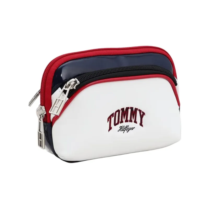 Tommy Hilfiger Synthetic Leather Clutch Unisex White-1