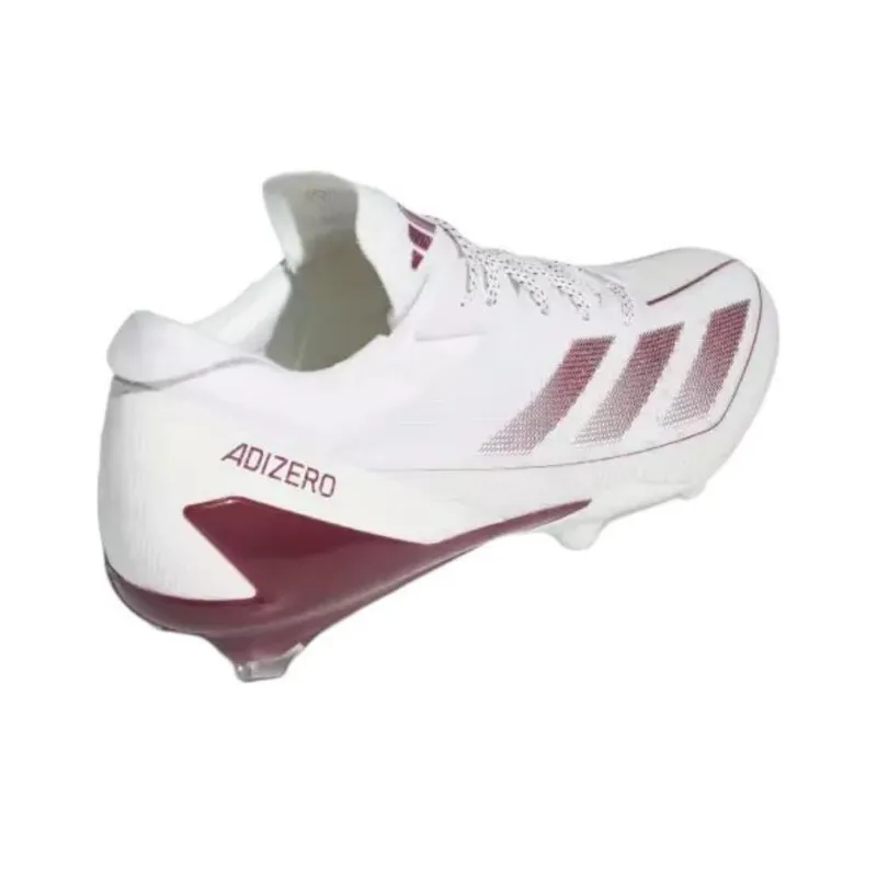Adidas Adizero Electric Anti Slip Wear Resistant Soccer Shoes Men's White Red-3