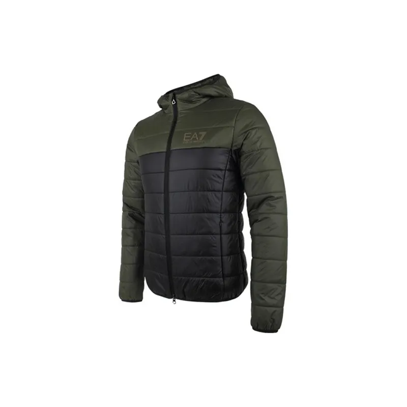 EMPORIO ARMANI EA7 Puffer Jacket Men's Army Green-2