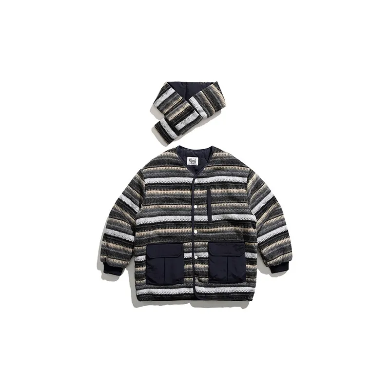 Korean Style Puffer Jacket Unisex Gray-2