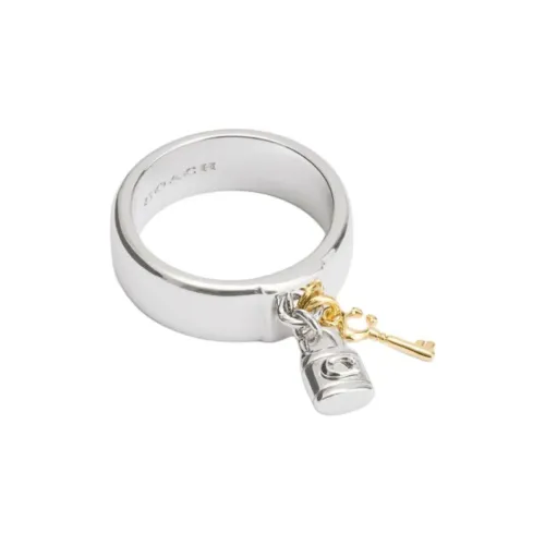 COACH Glass Rings Women's Silver