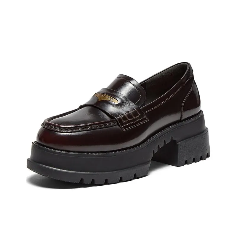 BASTO Loafers Women's Solid Color-4