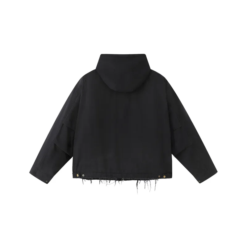 Fearless East Jackets Coats Unisex Faded Black-1