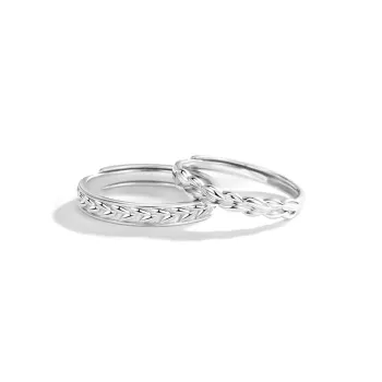 CHINA GOLD S925 Silver Rings Unisex
