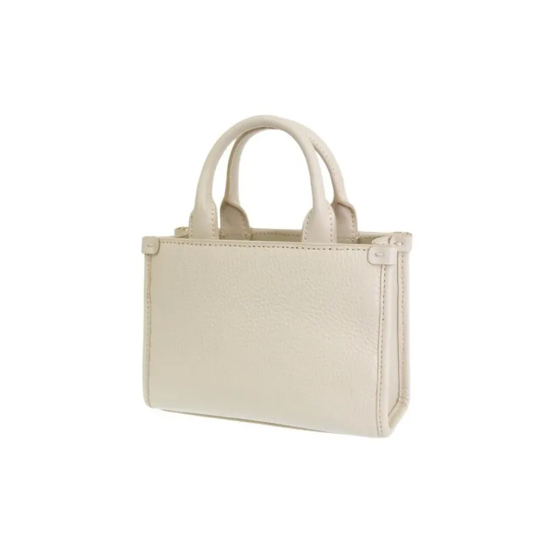 Furla Leather Tote Bag, Shopping Bag, Shoulder Bag, Crossbody Bag, Handbag Women's Ecru-3