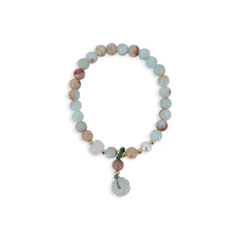 PINK U Shoushan Stone Bracelets Women's