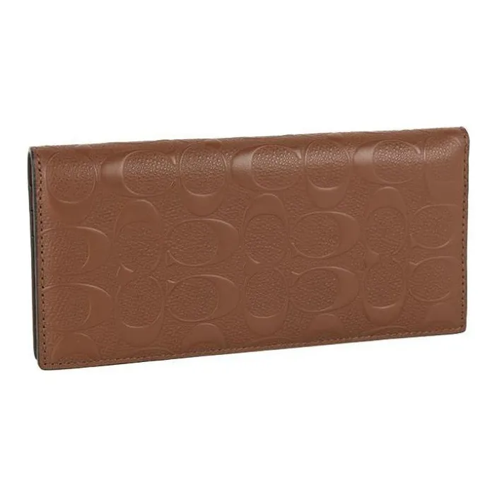 COACH Genuine Leather Wallet Men's Brown-1