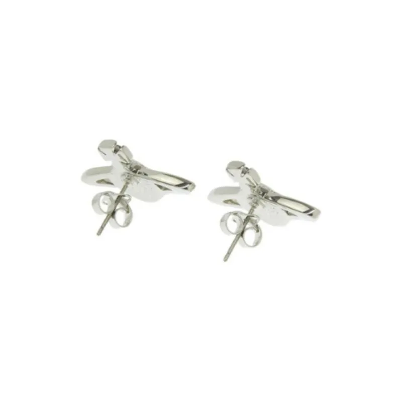 Vivienne Westwood Logo Plaque Studded Earrings-2