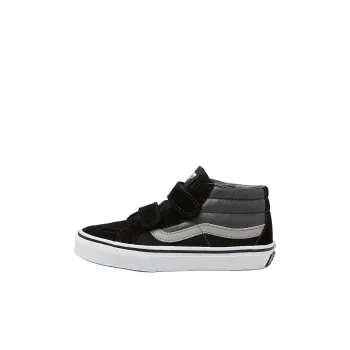 Vans SK8 MID Anti-Slip Wear-Resistant Mid-Top Kids' Skateboarding Shoes Black Kids'