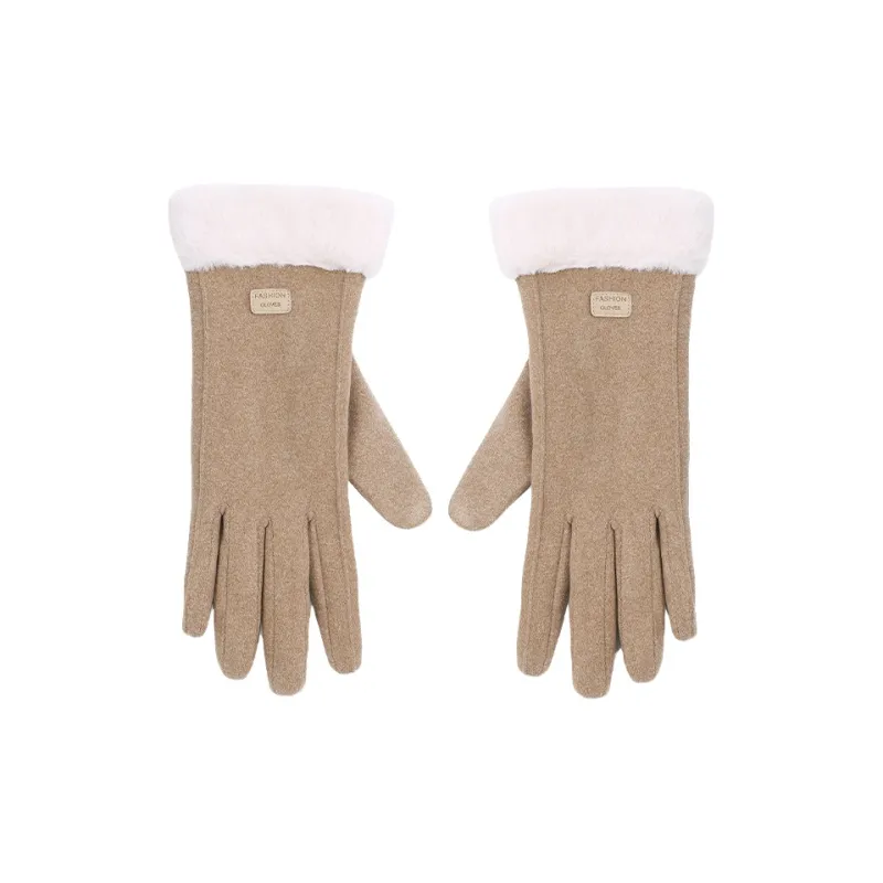 MOERCIAN Polyester Knit Gloves Women's-1