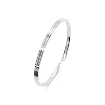 Bailijin S999 Fine Silver Sterling Silver Bracelets Unisex