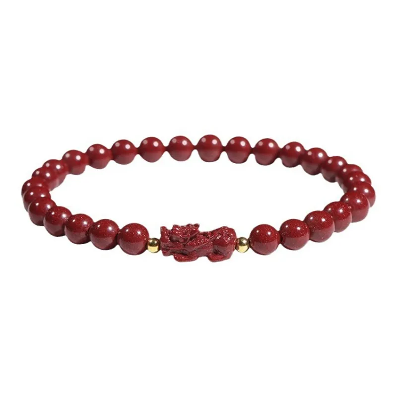 Bubble Scallops Reconstructed Cinnabar Bracelets Unisex-0