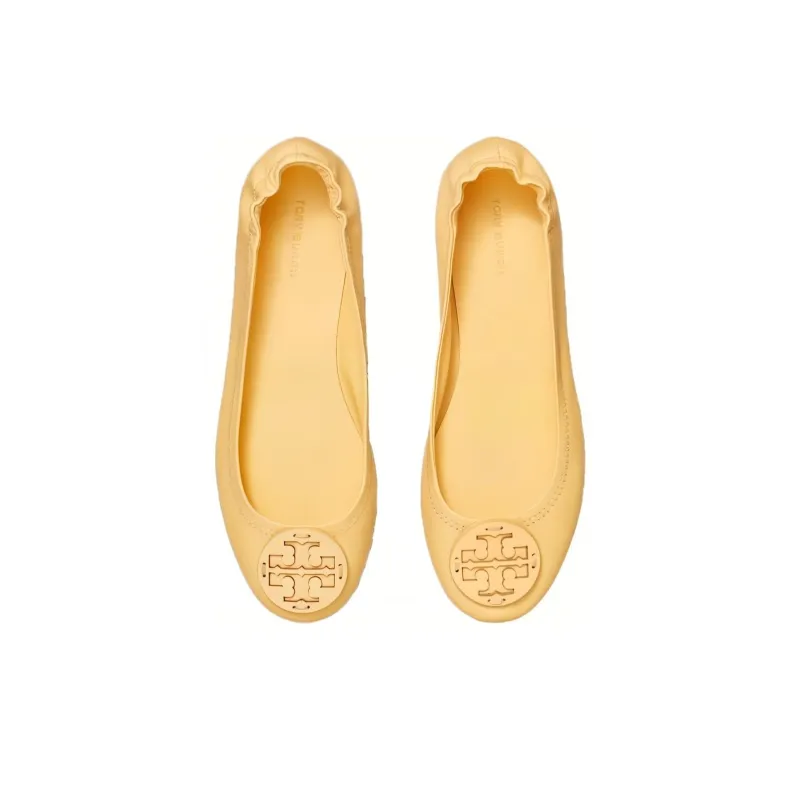 TORY BURCH Logo-plaque Ballerina Shoes-2