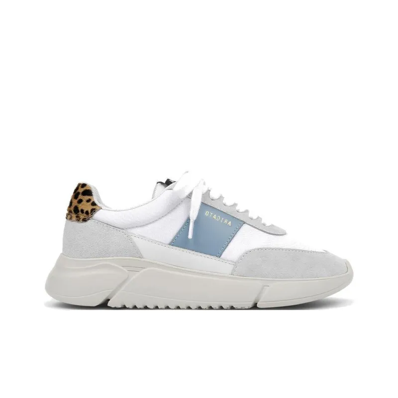 Axel Arigato Genesis Vintage Casual Shoes Women's Low Top White Gray Blue-1