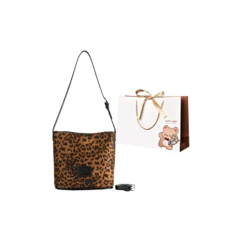 ERANGBEAR PU Bucket Bag, Shoulder Bag, Crossbody Bag Women's