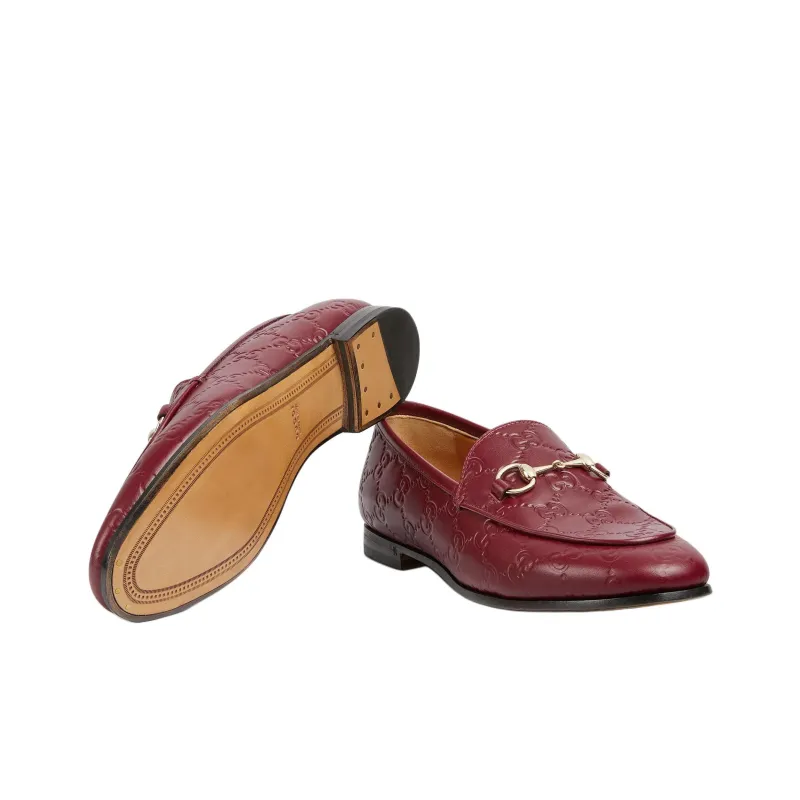 GUCCI Jordaan Loafers Women's Red-5