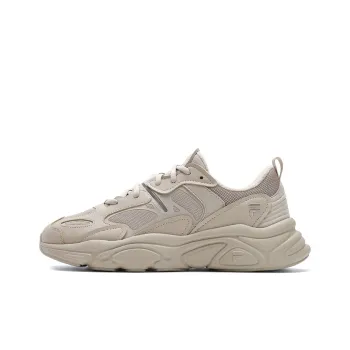 FILA Mars 2 Cushioning Anti Slip And Wear Resistant Low Top Running Shoes Men's Silk Satin Brown