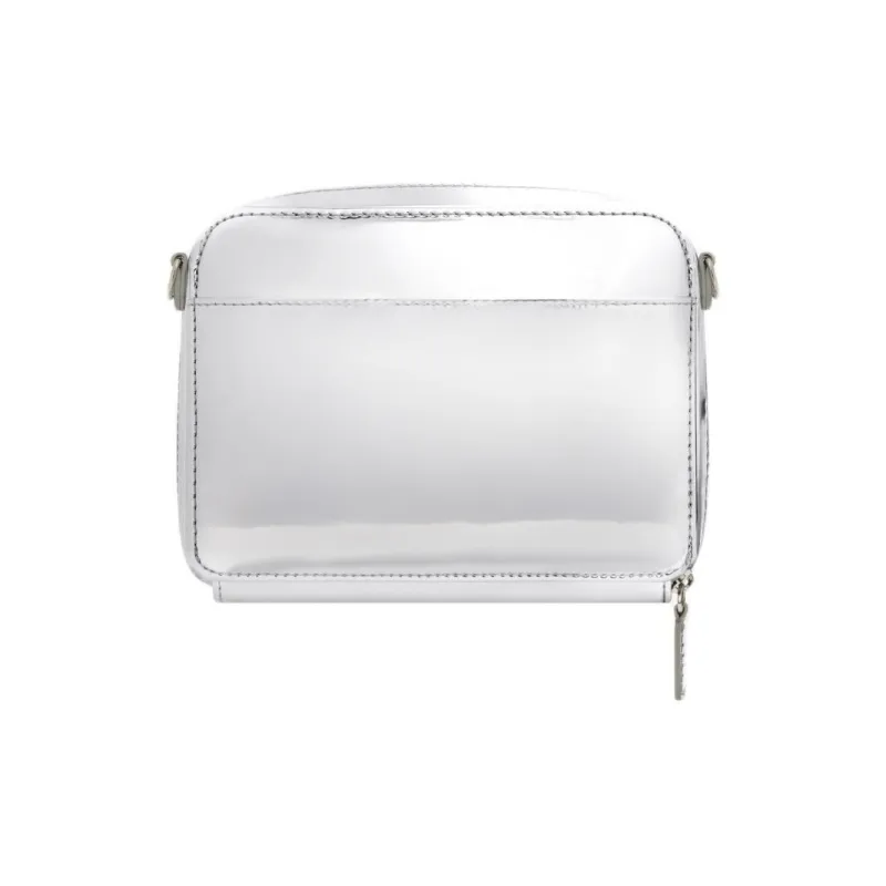 COURREGES Polyurethane One Shoulder Handbags Women's Silver-2
