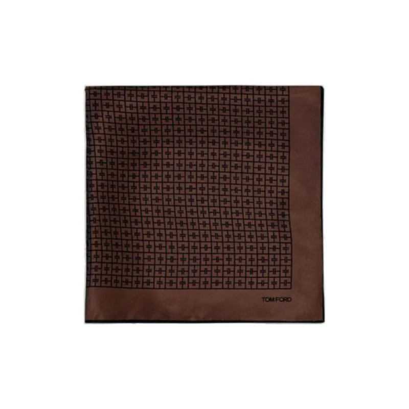 TOM FORD Checked Square Scarf-1