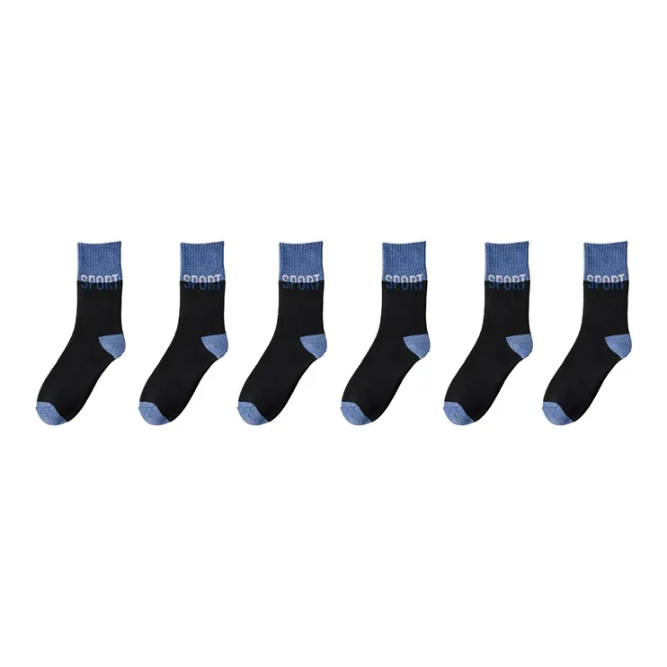 YUZHAOLIN Mid Calf Socks Men's Multi double Loading-15