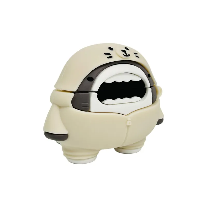 Sopi Compatible With Apple AirPods 4/2/3/4th Generation/AirPods Pro/Pro 2nd Generation Silicone Shark Headphone Cases-1