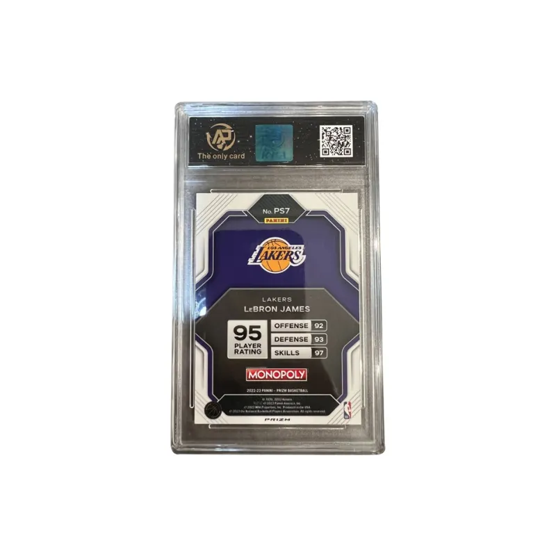 PANINI Lakers Legend LeBron James The King Prizm Blue Ripple High End RPA High Score Star Card Rare Graded Cards 1 Pc-1