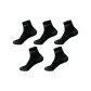 [100% cotton]Black 5 Pack