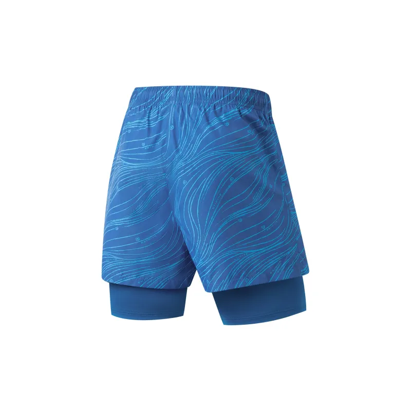 LiNing Swimming Series Beach Shorts Men's Dark Sapphire-1