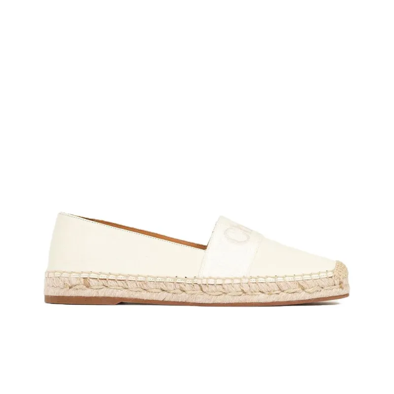 Chloé Piia Logo Embroidered Espadrilles Women's-1