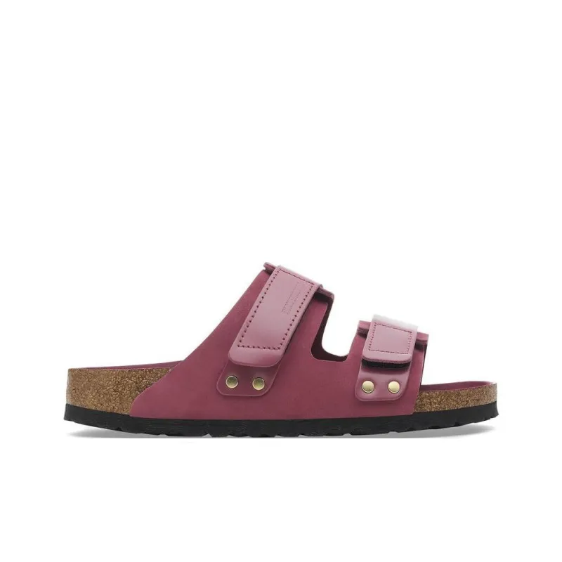 Birkenstock Uji Slip-Resistant Slide Slippers Women's Rose Red Regular-1