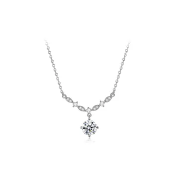 Otoshi 925 Sterling Silver Necklaces Women's Silver