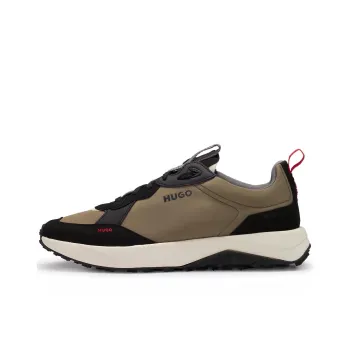 HUGO BOSS Wear-Resistant Low-Top Casual Shoes Men's Dark Green