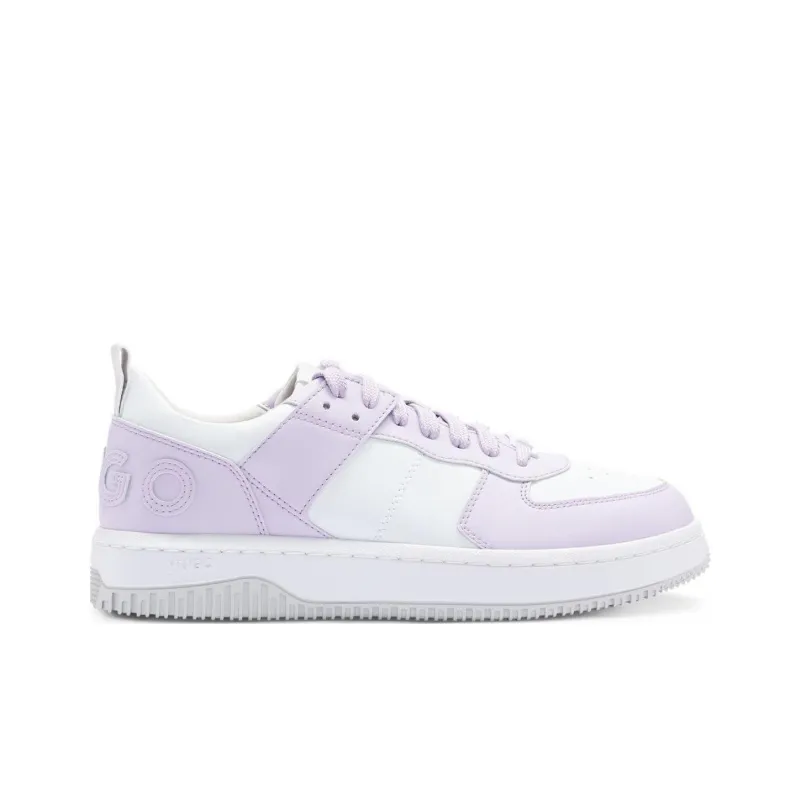 HUGO BOSS Wear-Resistant Low-Top Skateboard Shoes Women's Light Purple-1