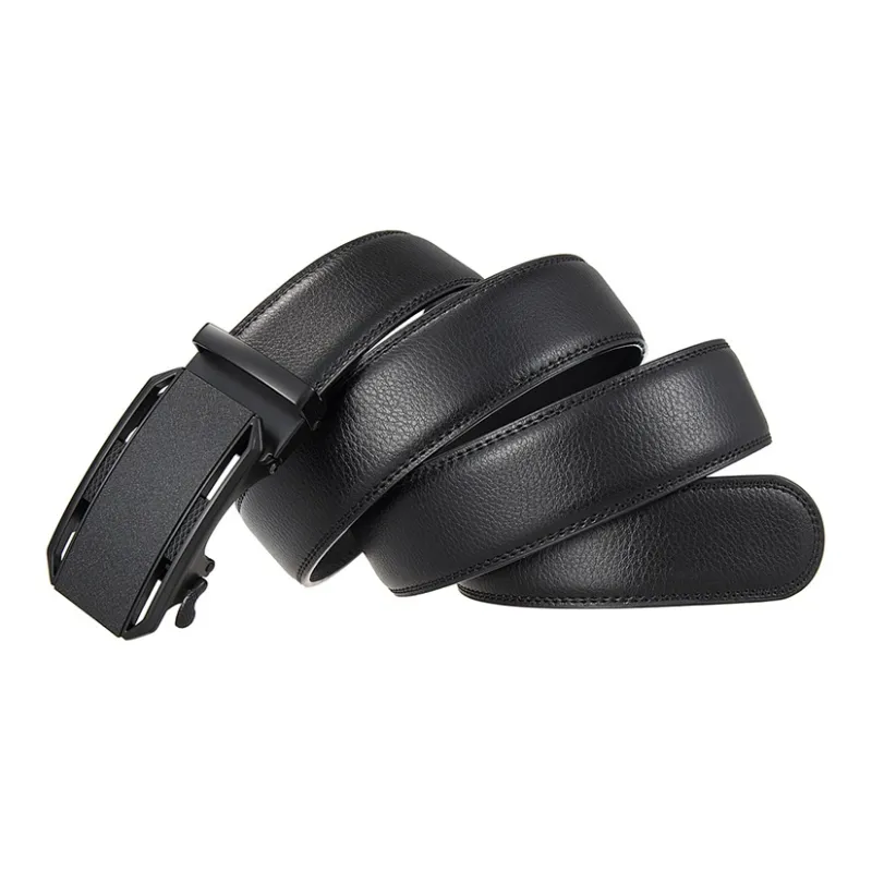 YUZHAOLIN Cow Split Leather Leather Belts Men's 3.5CM-3
