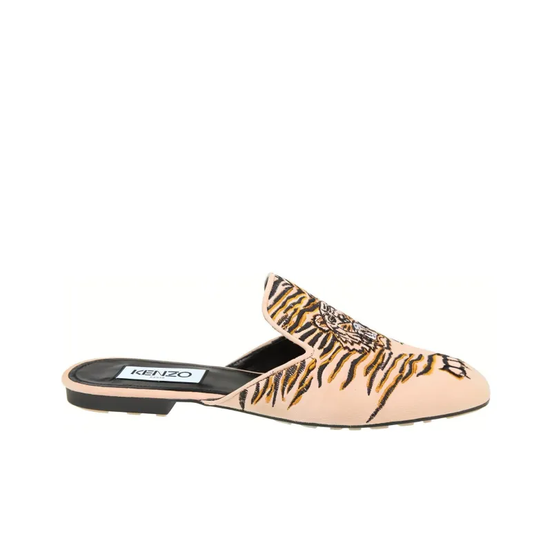 KENZO Takayama Kenji Flat Shoes Women's Ecru-4