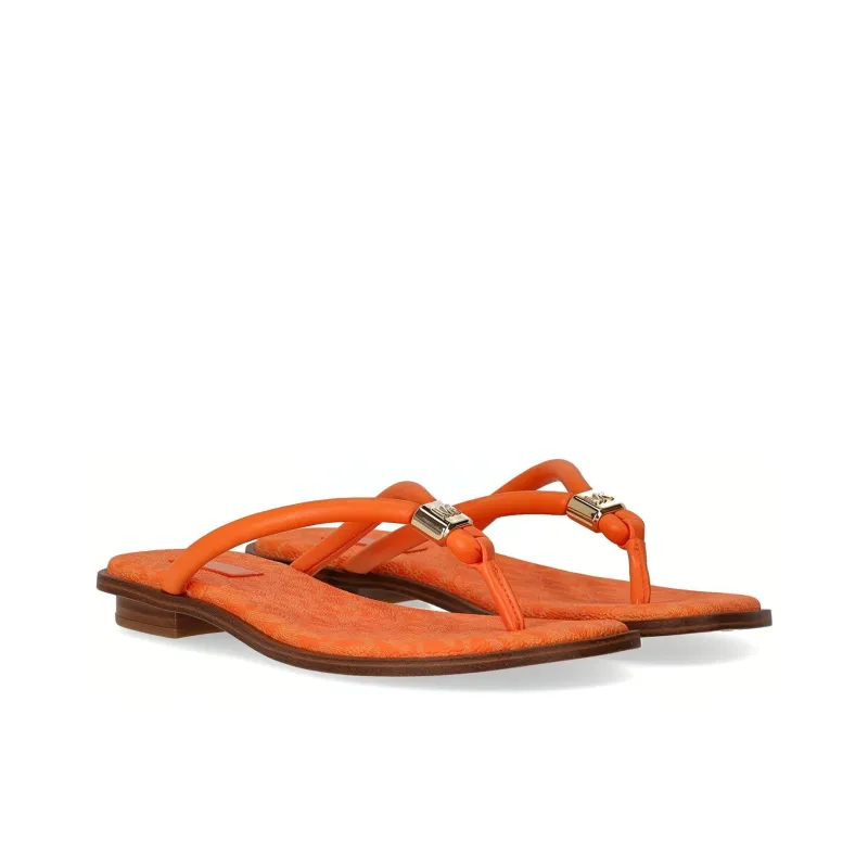 MICHAEL KORS Annie Flip Flops Women's Orange-2