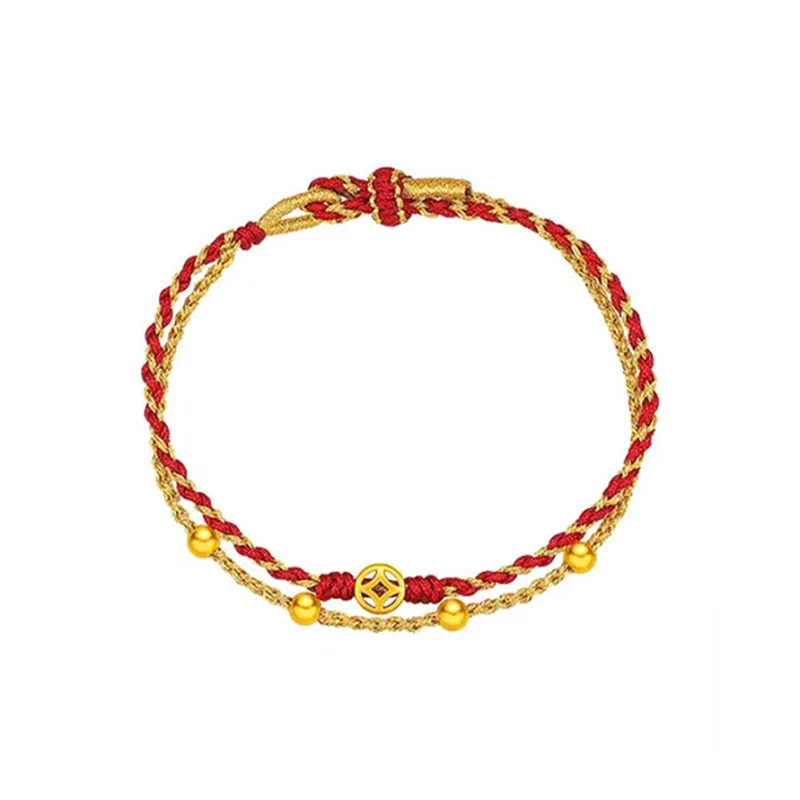 HAPPY BEAN Gold Bracelet Women's-0