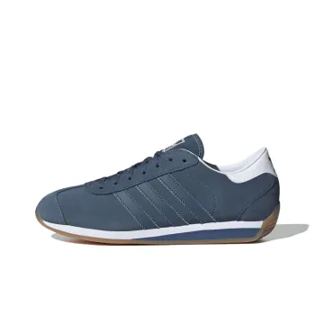 Adidas Originals Country 2 Anti Slip Wear Resistant Low Top Casual Shoes Unisex Dark Gray Blue
