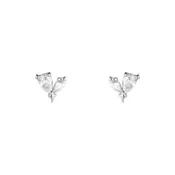 GIFT&CO S999 Fine Silver Stud Earrings Women's