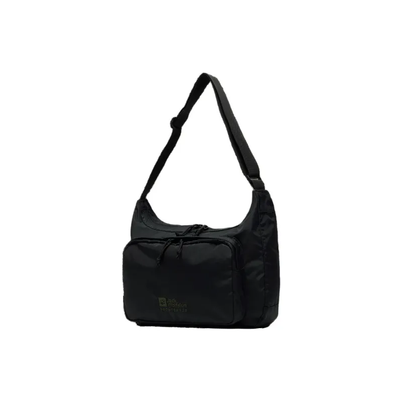 Jack Wolfskin Recycled Nylon Shoulder Bag Men's Black-1